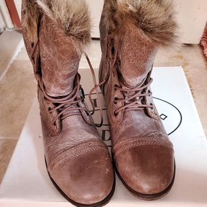 Steve Madden Minkee Stone Lea Boot